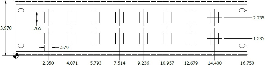 16 Port Keystone Wall Plate Specs