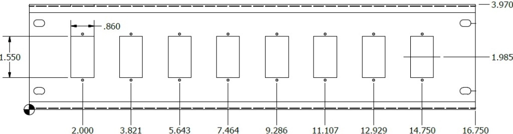 8 Port Speaker Series Wall Plate Specs