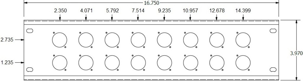 16 Port D Series Wall Plate Specs