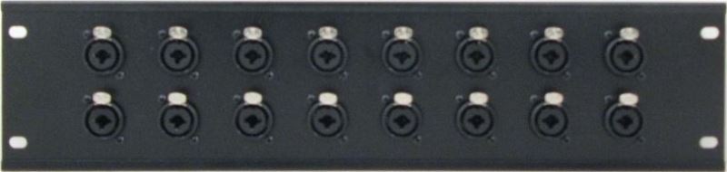 WPX16-NCJ6FIS – XLR/TRS Combo Wall Plate Front View