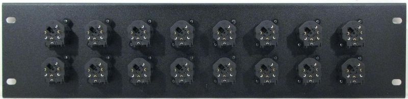 WPX16-NCJ6FIS – XLR/TRS Combo Wall Plate Rear View